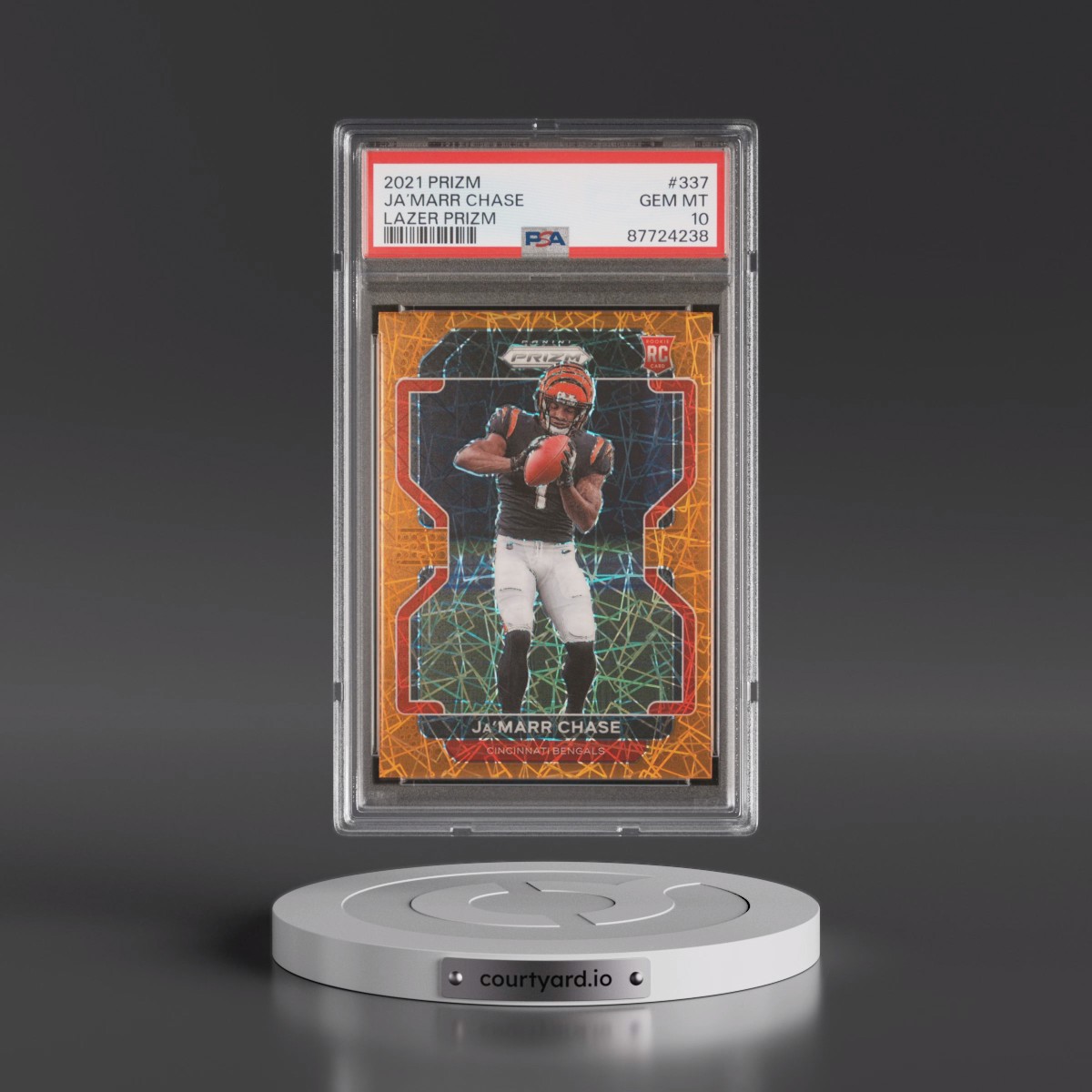 マルチャミーフワロス　プリズマ 2021 JA'Marr Chase - Football Panini Prizm PSA 10 GEM MINT